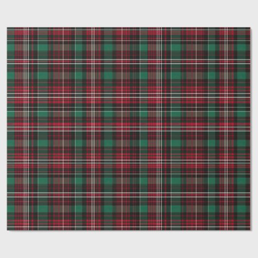 Schattige rood/groen geruite cadeaupapier (Vlak)