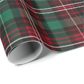 Schattige rood/groen geruite cadeaupapier (Rol Hoek)