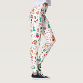 Schattige Rood Groen Lelijk Kerst Sinterklaas Leggings (Rechts)