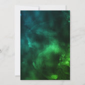 Schattige rood groen marmer kunst kerst nieuwjaar (Achterkant)