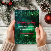 Schattige rood groen marmer kunst kerst nieuwjaar