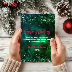 Schattige rood groen marmer kunst kerst nieuwjaar