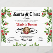 Schattige rood groen ondeugend mooi lijst fotocert (Voorkant)