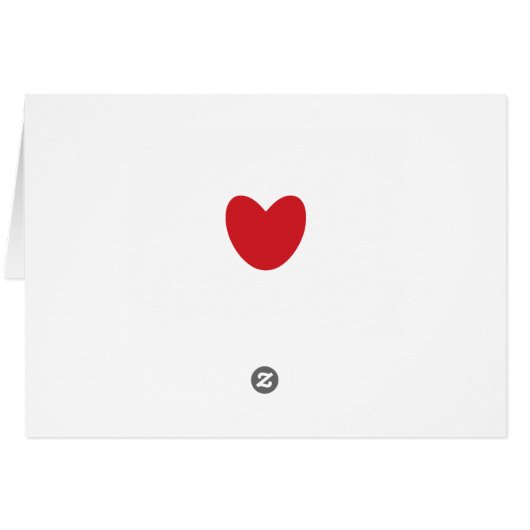 Schattige rood hart aangepaste tekst foto Valentij (Achterkant Horizontaal)