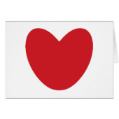 Schattige rood hart aangepaste tekst foto Valentij (Voorkant Horizontaal)