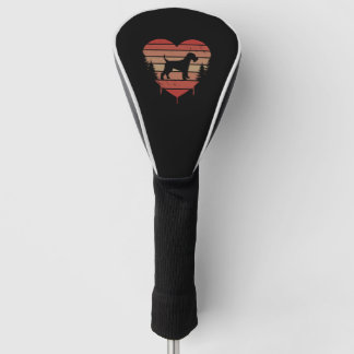 Schattige Rood Hart Welsh Terriers 80s Golfheadcover
