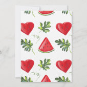 Schattige Rood Meloen Hart Zoete Valentijnsdag Kaa (Achterkant)