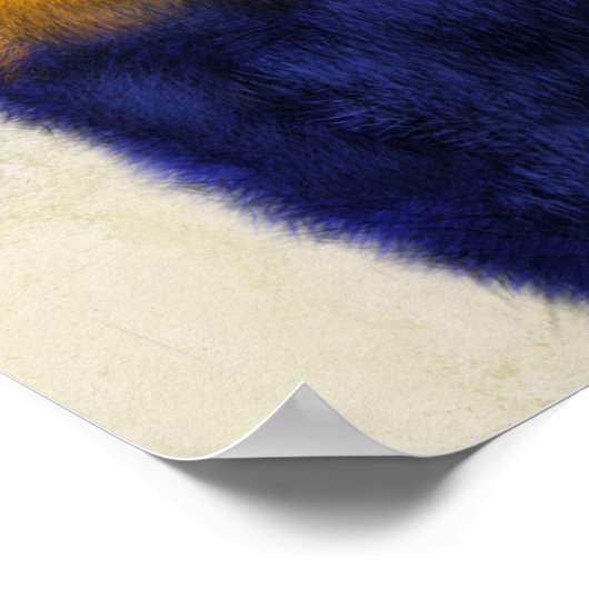 Schattige Rood Panda Portret Poster (Hoek)