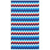 Schattige rood wit blauw Chevrons groot tafelkleed (Voorkant)