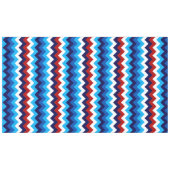 Schattige rood wit blauw Chevrons groot tafelkleed (Voorkant (Horizontaal))