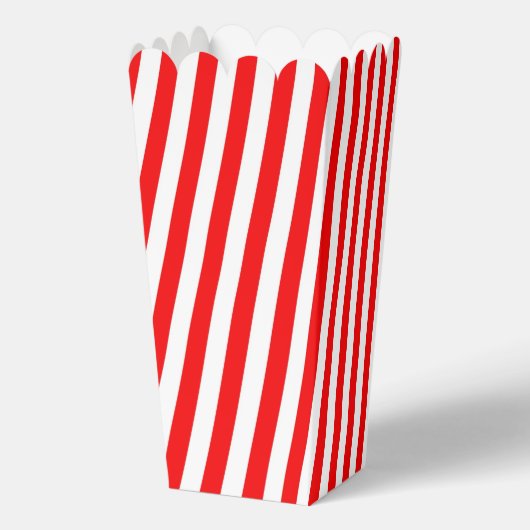 Schattige rood wit gestreept bedankdoosjes (Achterkant)