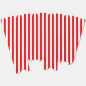 Schattige rood wit gestreept bedankdoosjes (Ongevouwen)