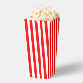 Schattige rood wit gestreept bedankdoosjes (Popped)