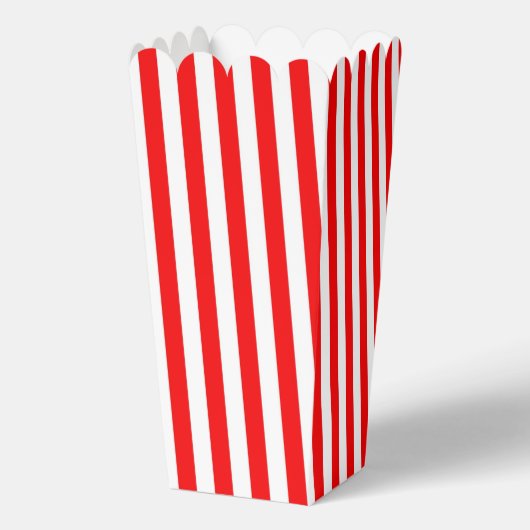 Schattige rood wit gestreept bedankdoosjes (Voorkant)