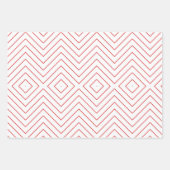 Schattige rood & wit Vakantie inpakpapier vellen (Voorkant)