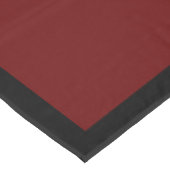 Schattige Rood Zwart Goud Santa Belt Kerstversieri Tafelkleed (Gekanteld)