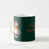 Schattige Roodborst Koffiemok (Voorkant links)