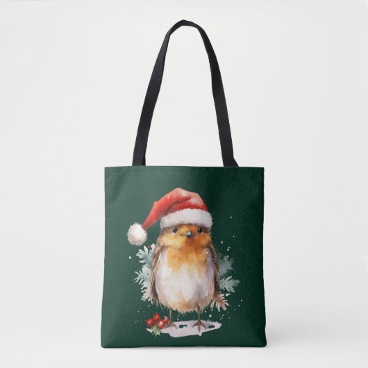 Schattige Roodborst Tote Bag (Voorkant)