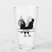 schattige roomliefhebbers noemen Glass Glas (Achterkant)