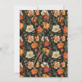 Schattige Roos Bloem Boho Verjaardag Kaart (Achterkant)
