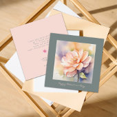 Schattige Roos Elegante Chic valentijns kaart