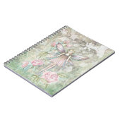 Schattige Roos Fairy Notitieboek (Linkerzijde)