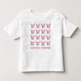 Schattige Roos Paashaas Gift Baby Meisje T-shirt