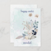 schattige  rooster met een mooi rooster notitiekaartje (Voorkant / Achterkant)