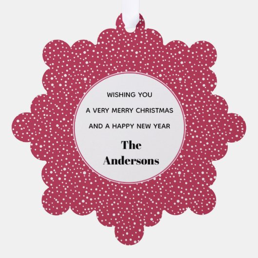 Schattige roze Afrikaans-Amerikaanse Kerstman Kers Ornament Kaart (Achterkant)