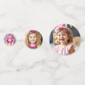 Schattige roze anime meisje met hoofdtelefoon Verj Confetti (Achterkanten)