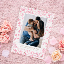 Schattige Roze Aquarel Liefdeshartjes Valentijnsda