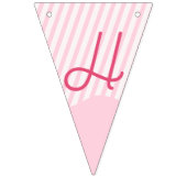 Schattige Roze Axolotl Boba Tea Meisje Verjaardag Vlaggetjes (Tweede vlag)