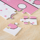 Schattige Roze Baby Olifant Legpuzzel (Zijkant)