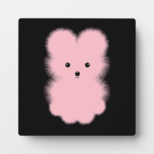 SCHATTIGE ROZE BABY POMERANIAANSE HOND ILLUSTRATIE FOTOPLAAT (Voorkant)