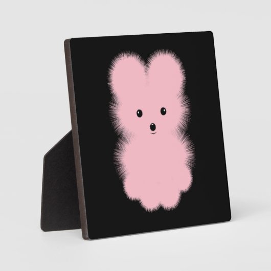 SCHATTIGE ROZE BABY POMERANIAANSE HOND ILLUSTRATIE FOTOPLAAT (Voorkant)