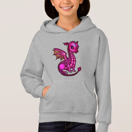 Schattige Roze Babydraak (Voorkant)