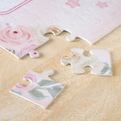 Schattige roze ballerina verjaardagsmeisje cadeau  legpuzzel (Zijkant)