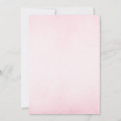 Schattige Roze Ballonnen Teddy Girl Baby shower Kaart (Achterkant)