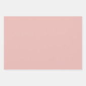 Schattige roze besneeuwd winterpaard inpakpapier (Voorkant 2)