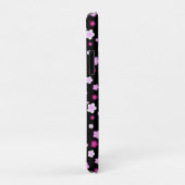 Schattige roze bloembloemengradiënt Patroon Case-Mate iPhone Case (Achterkant/rechts)