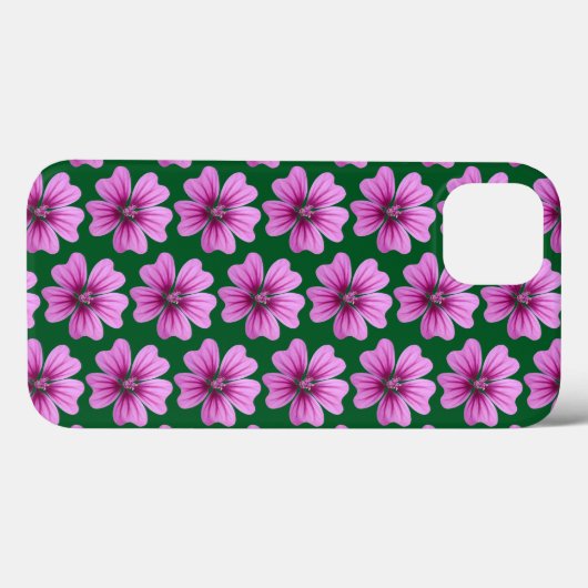 Schattige roze bloemen Case-Mate iPhone case (Achterkant (horizontaal))