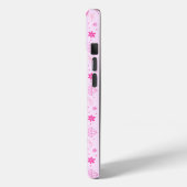 Schattige roze bloemenpatroon, meisjesachtig bloem Case-Mate iPhone case (Achterkant / Links)
