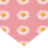 Schattige Roze Boho Madelief Tafelkleed (Gekanteld)