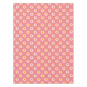 Schattige Roze Boho Madelief Tafelkleed (Voorkant)