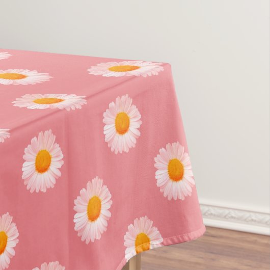 Schattige Roze Boho Madelief Tafelkleed (Voorbeeld)