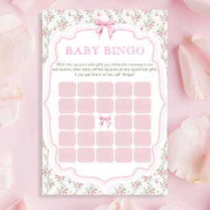 Schattige Roze Bow Love Shack Baby shower Bingogam
