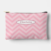 Schattige Roze Chevron Patroon Pencil Hoesje Etui (Voorkant)