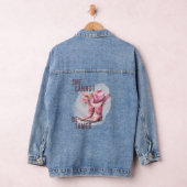 Schattige Roze Cowgirl Western Denim Jacket (Hangar)