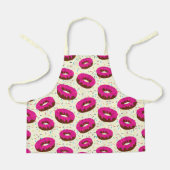 Schattige Roze Donut Pattern met Sprinkles Schort (Voorkant)