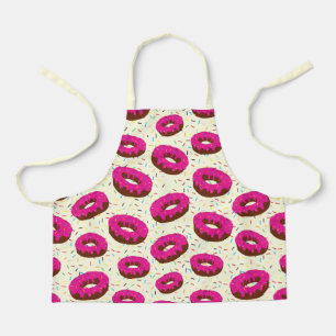 Schattige Roze Donut Pattern met Sprinkles Schort